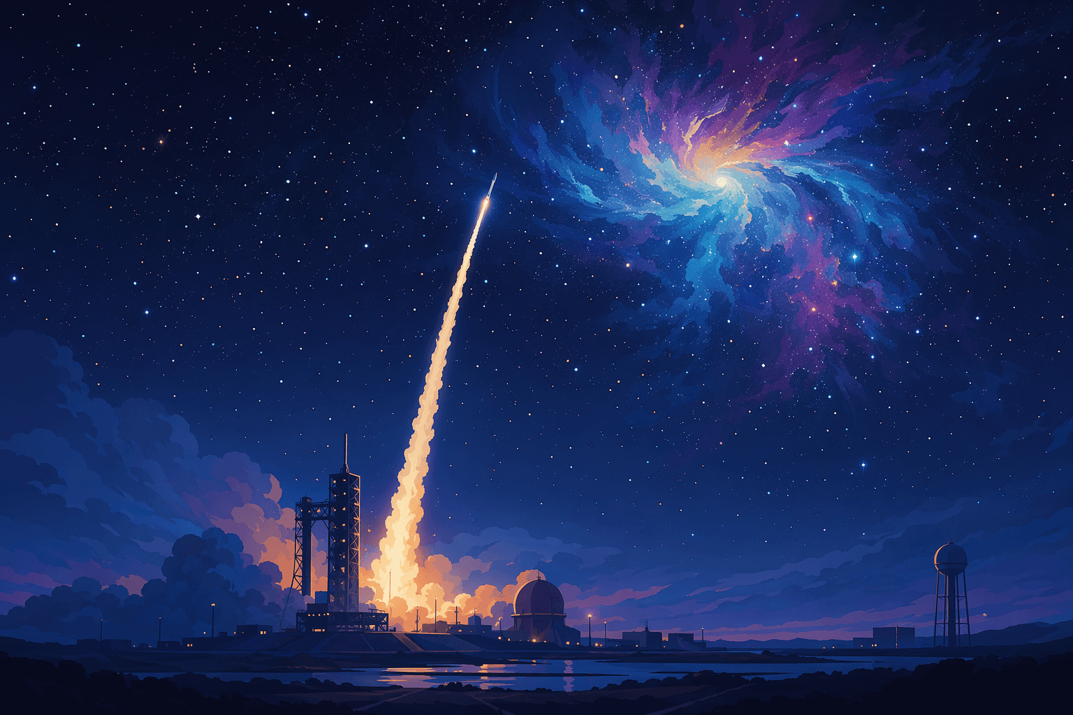 Space exploration - illustration, Jake Team LLC