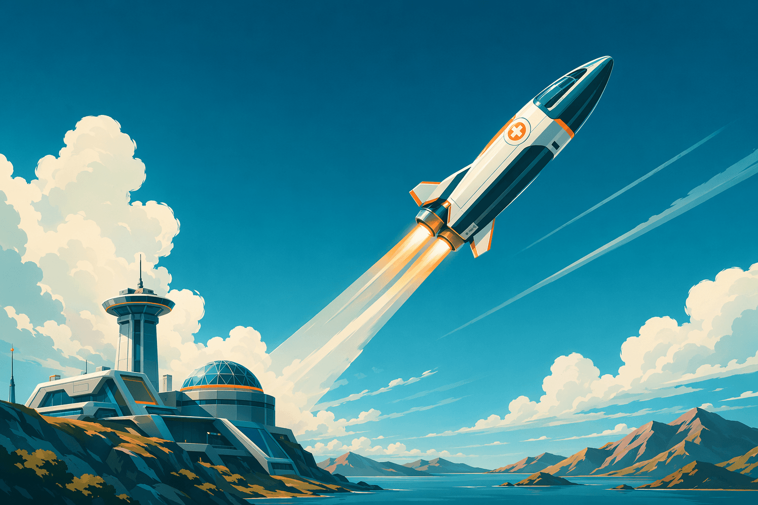 Space Rescue - illustration, Jake Team LLC