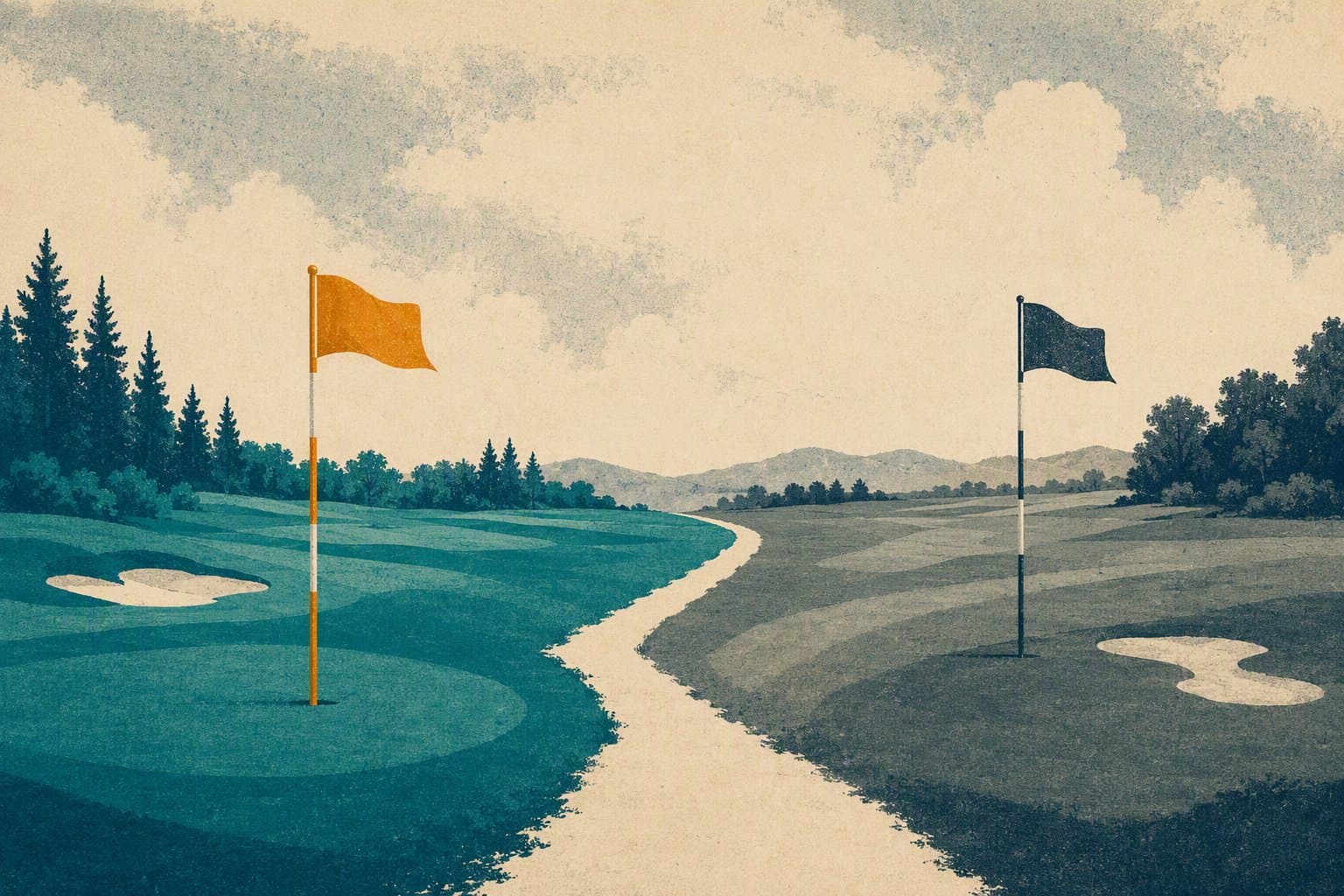 Golf business division - illustration, Jake Team LLC
