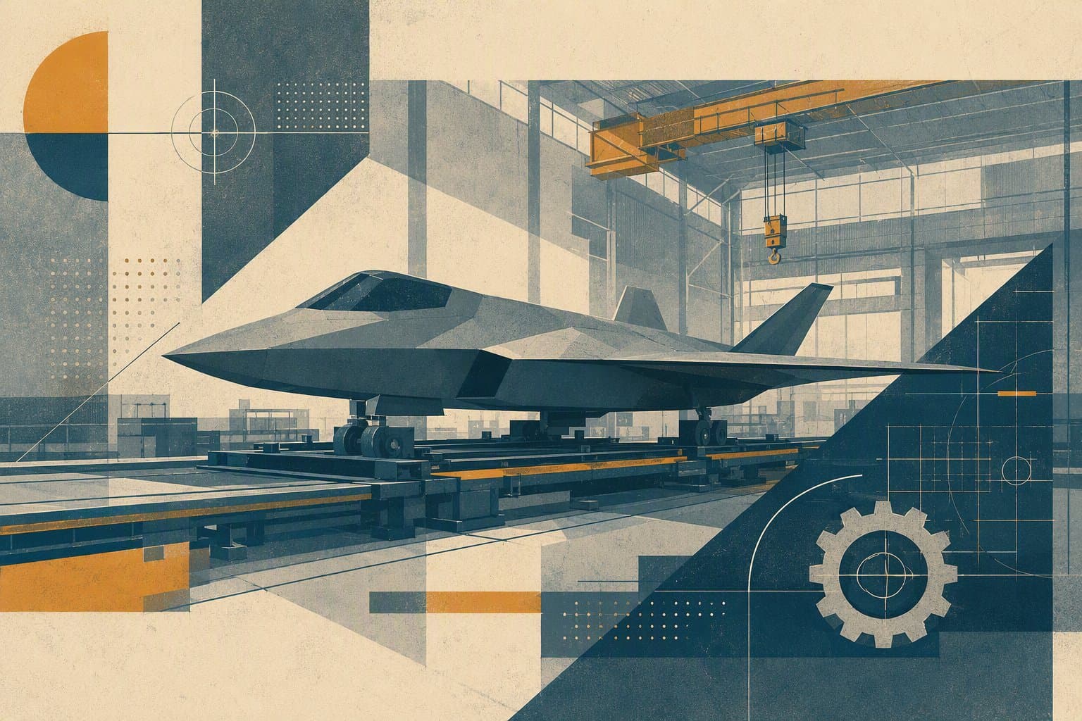 Aerospace Manufacturing - illustration, Jake Team LLC