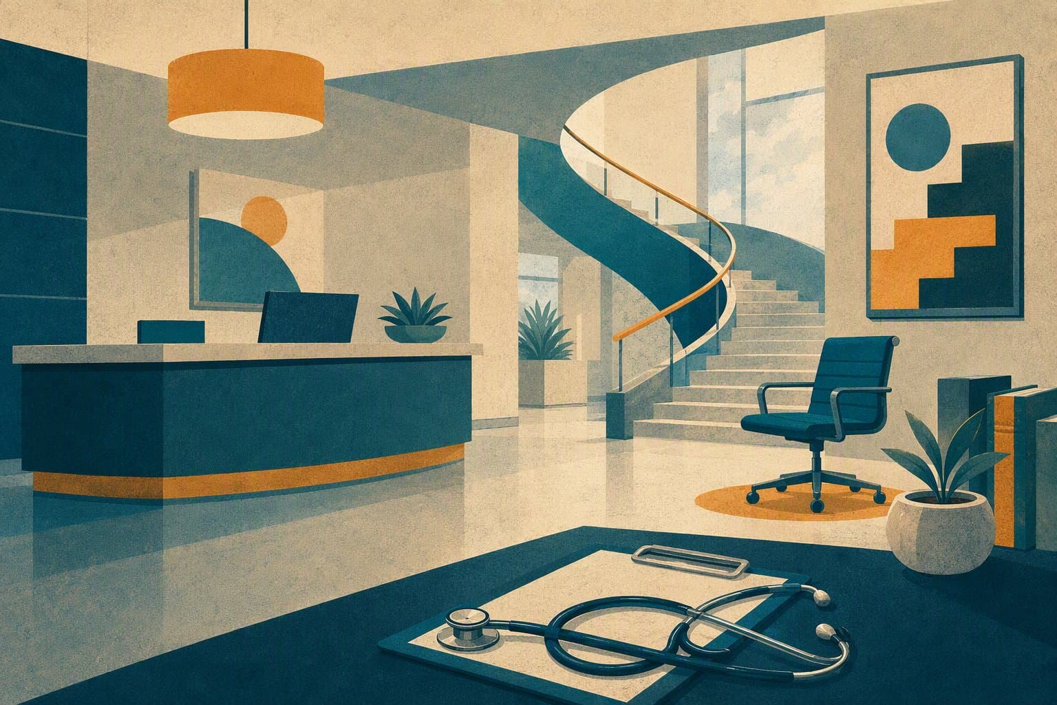 Healthcare Leadership - illustration, Jake Team LLC