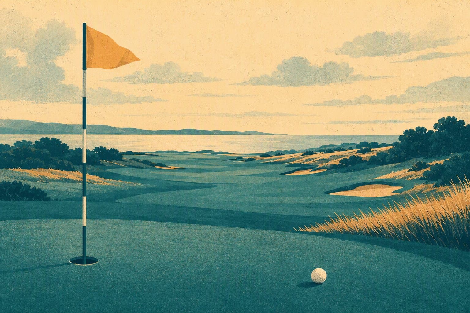 Golf Finale - illustration, Jake Team LLC