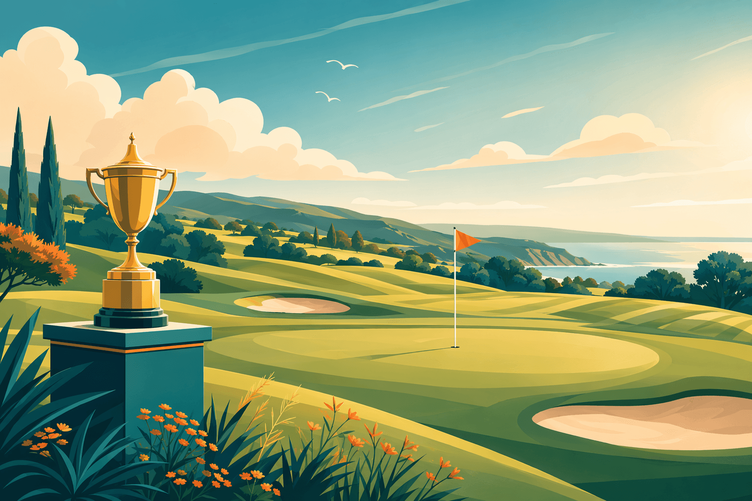Golf tournament integrity - illustration, Jake Team LLC