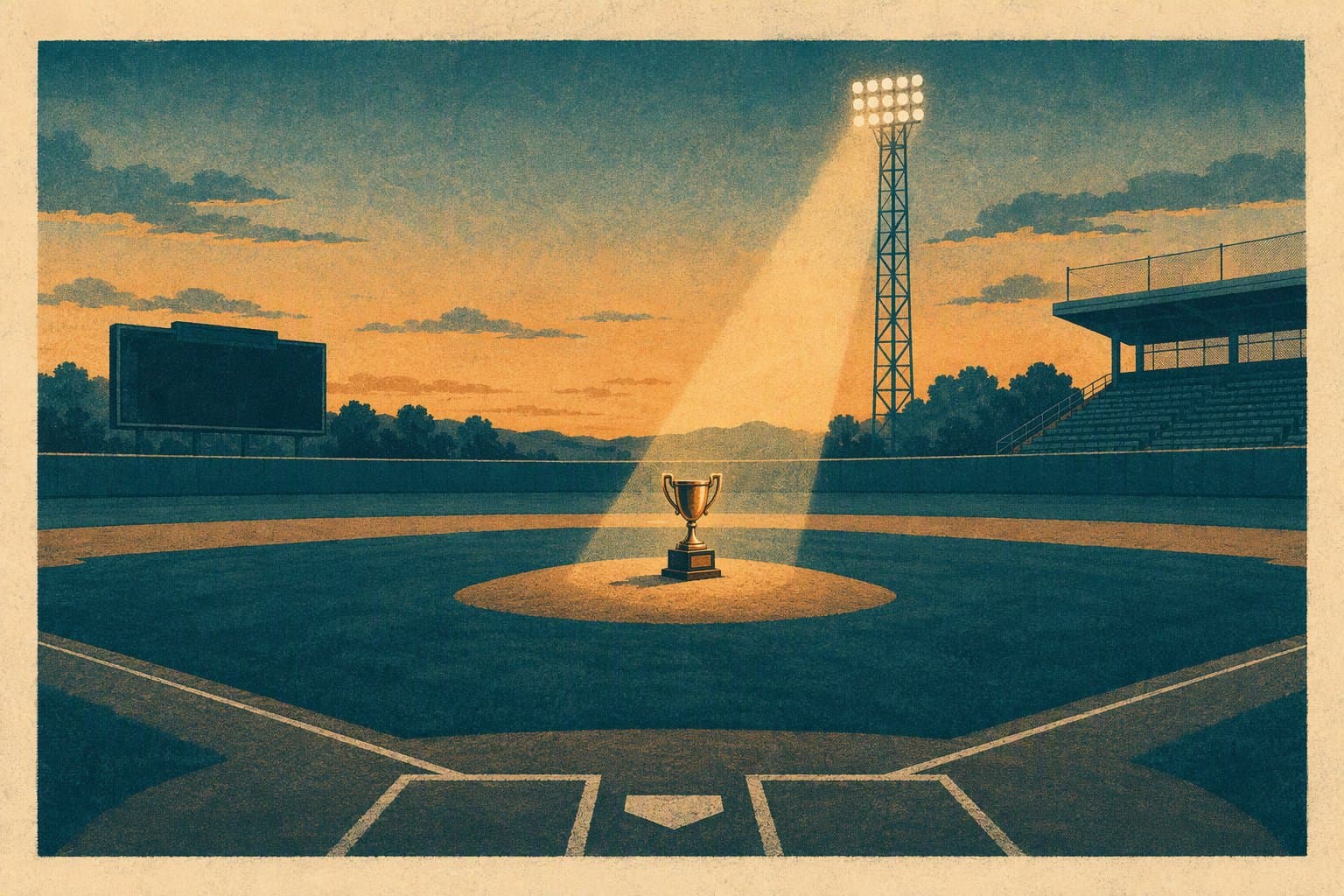 Baseball Victory - illustration, Jake Team LLC