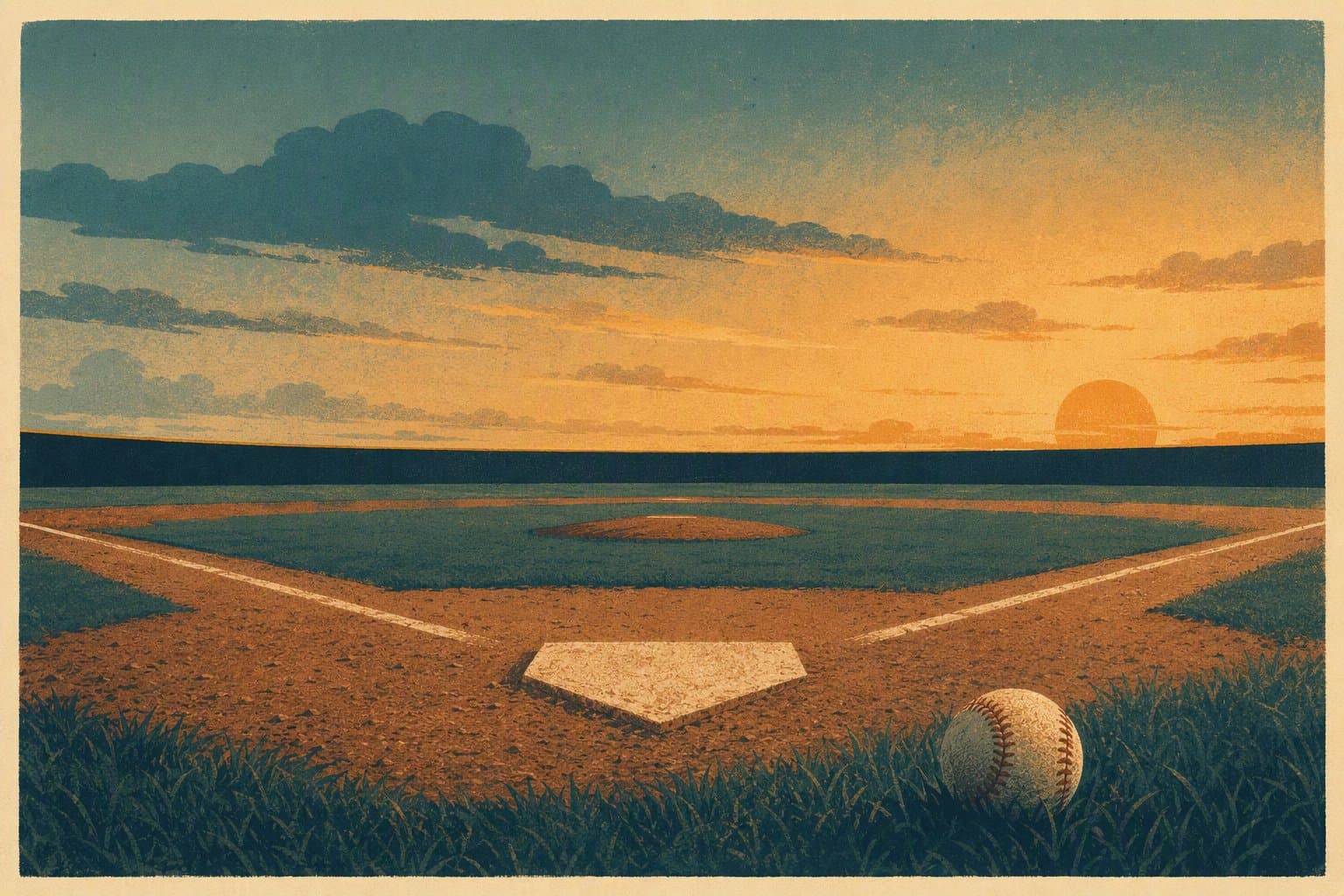 Baseball Victory - illustration, Jake Team LLC