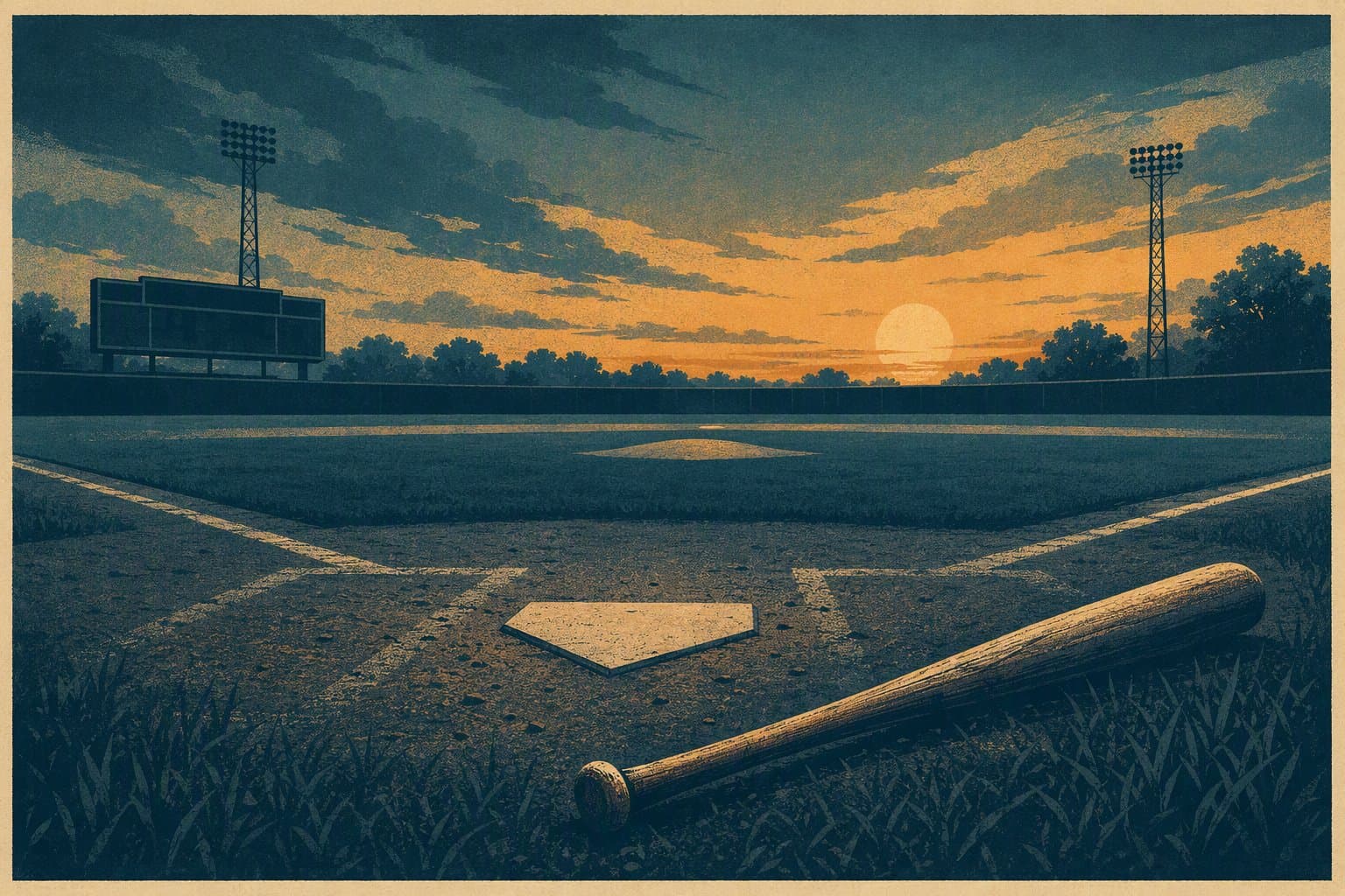 Baseball Victory - illustration, Jake Team LLC