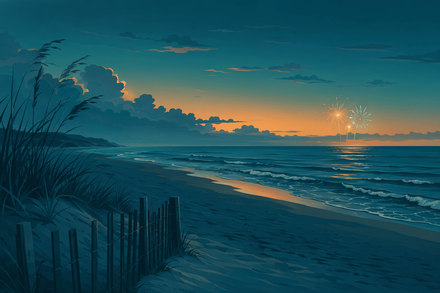 July 4th Safety - illustration, Jake Team LLC