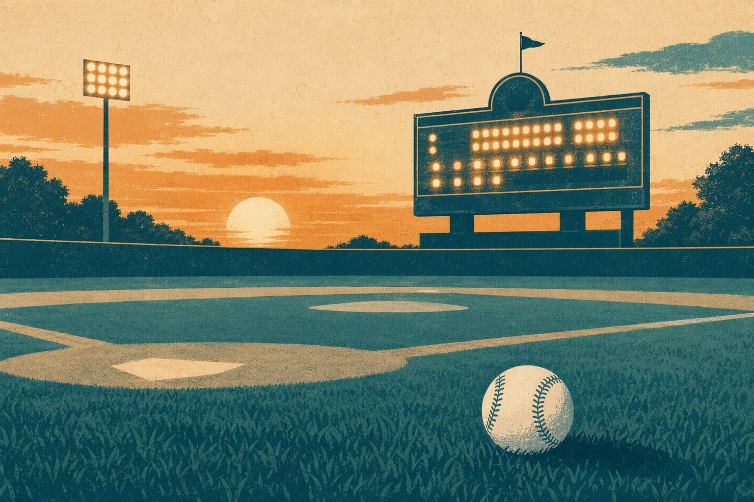 Baseball Victory - illustration, Jake Team LLC