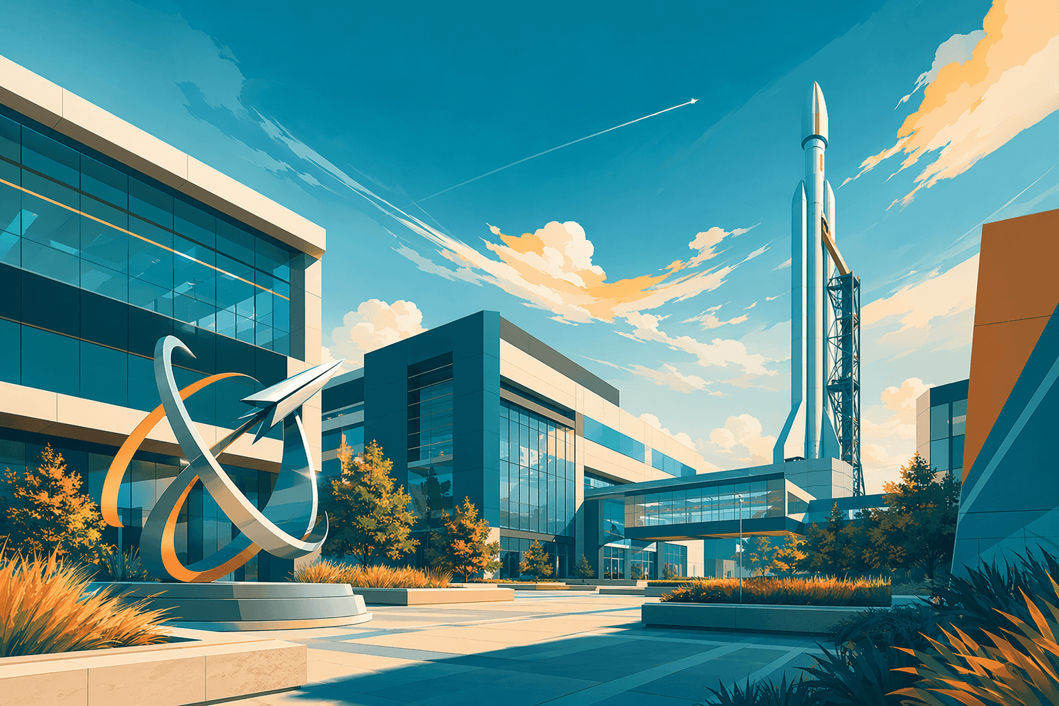 Aerospace Expansion - illustration, Jake Team LLC
