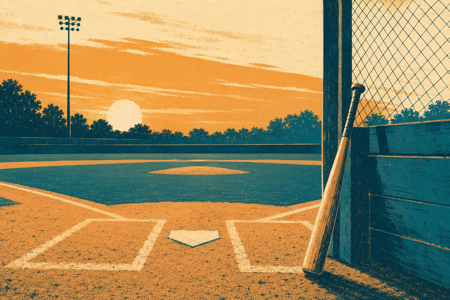 Baseball Victory - illustration, Jake Team LLC