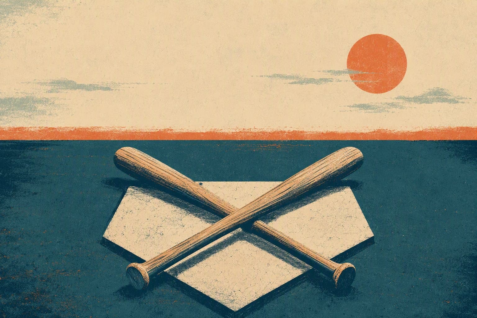 baseball victory motif - illustration, Jake Team LLC