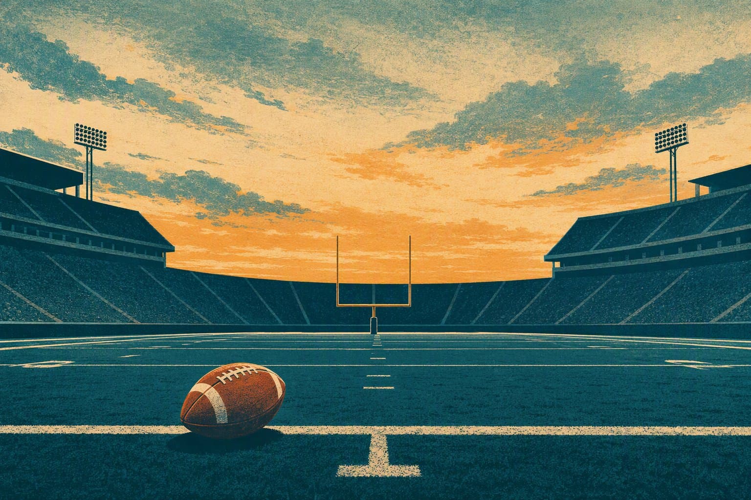 preseason football - illustration, Jake Team LLC