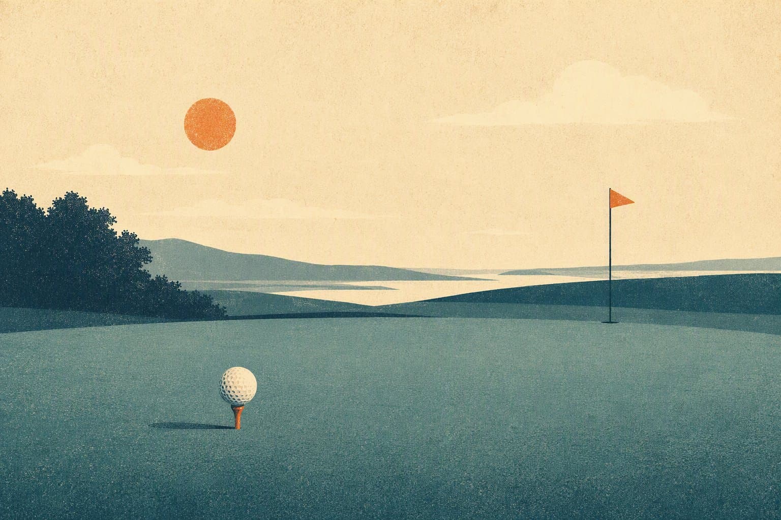 Golf Business Instability - illustration, Jake Team LLC