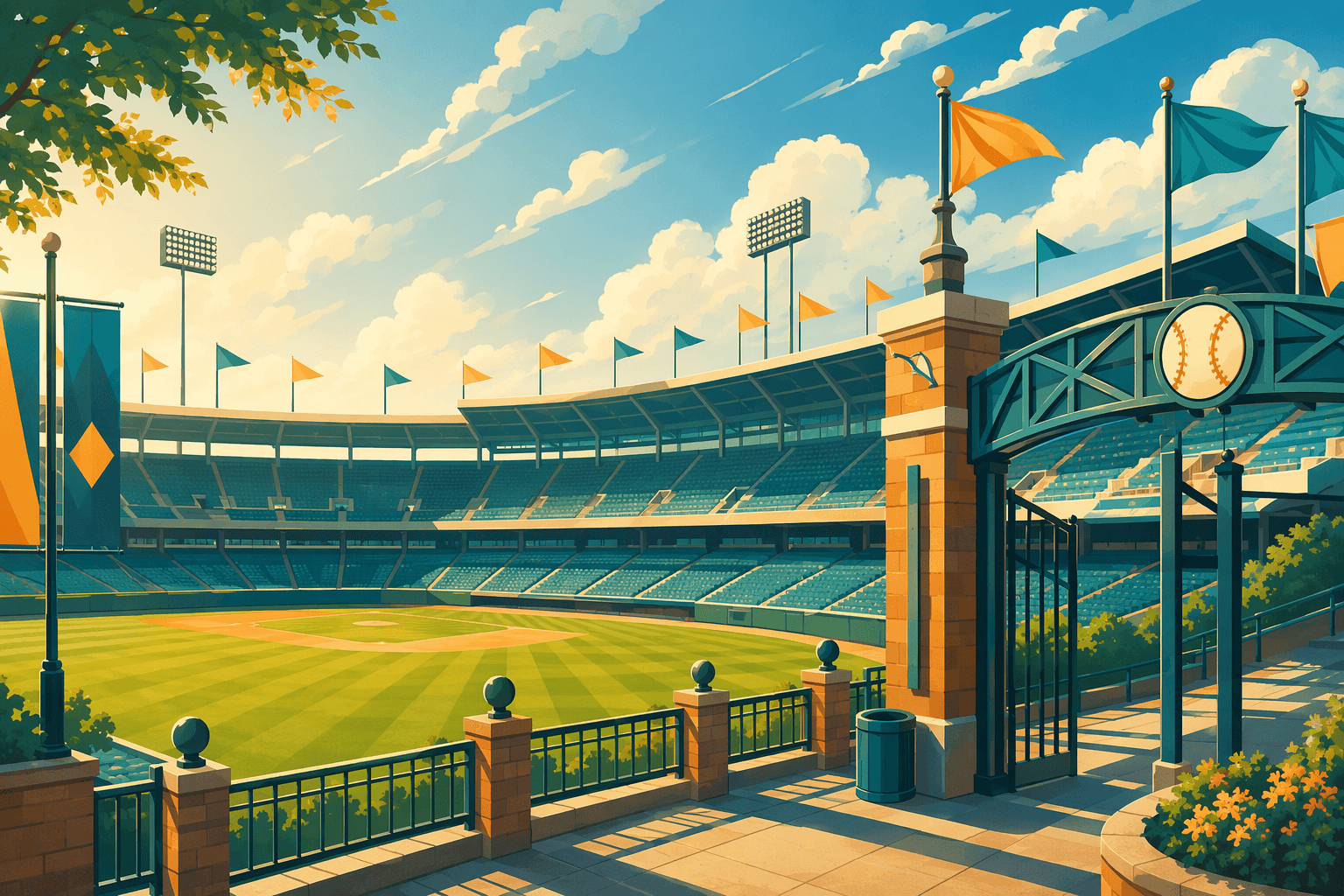 Baseball Victory - illustration, Jake Team LLC