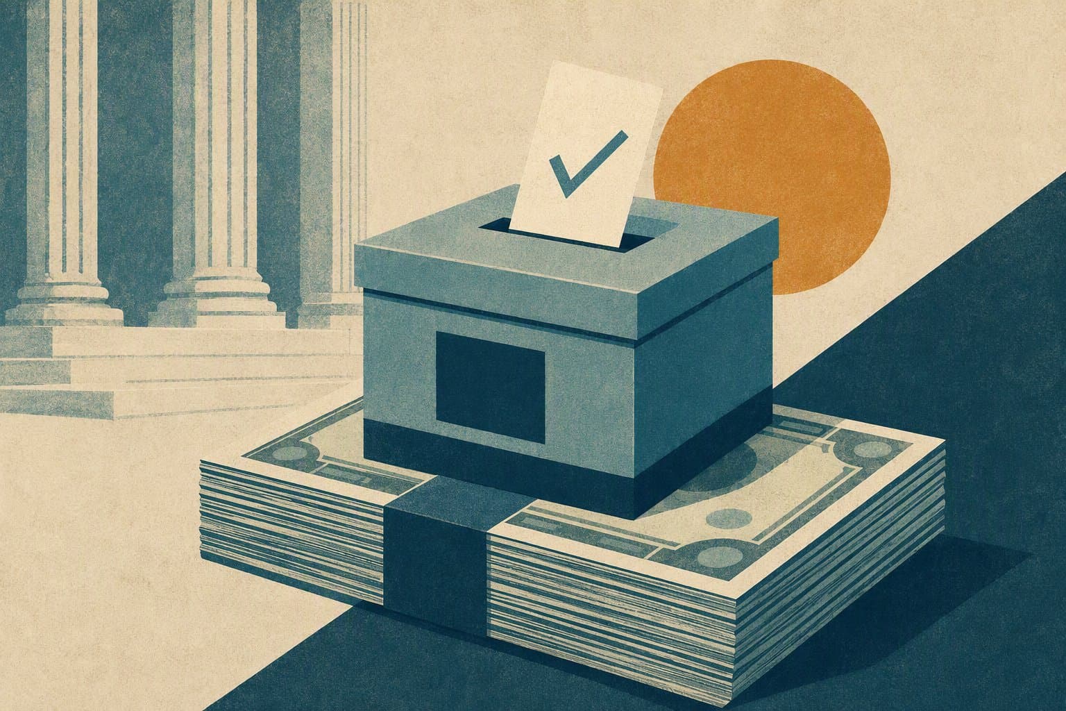political influence - illustration, Jake Team LLC