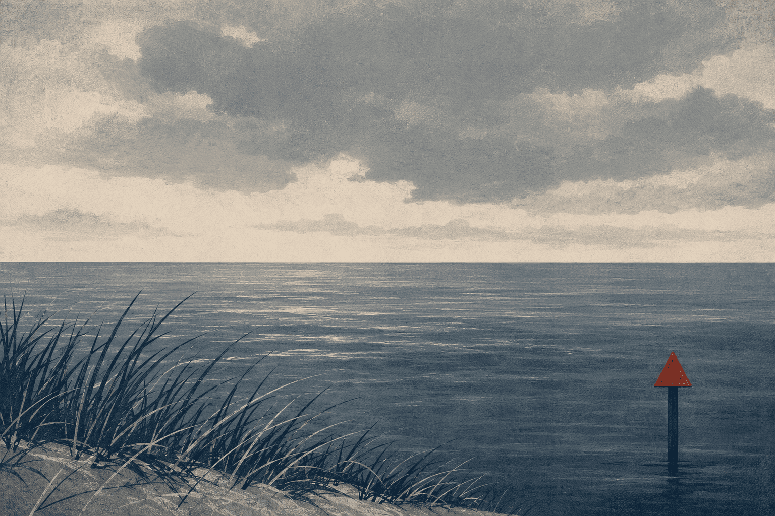 calm hurricane season - illustration, Jake Team LLC