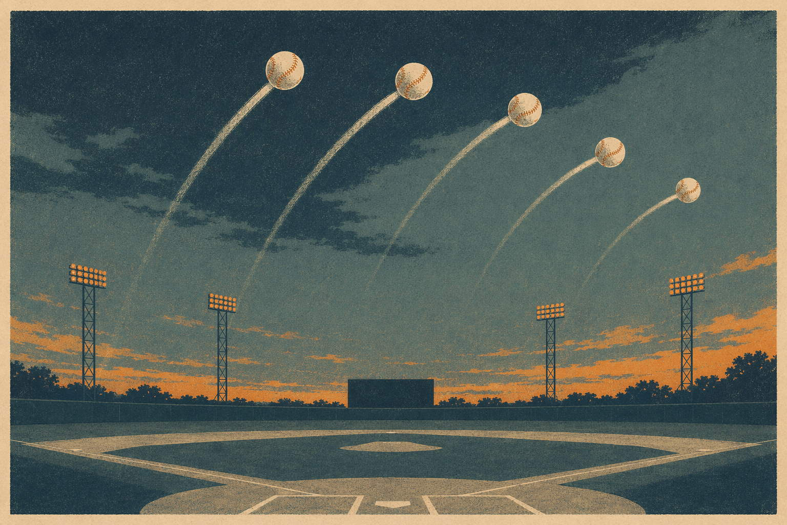 baseball power hitting - illustration, Jake Team LLC