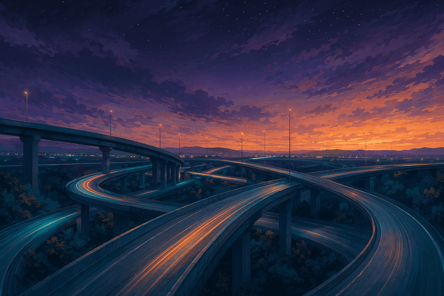 Highway accident - illustration, Jake Team LLC