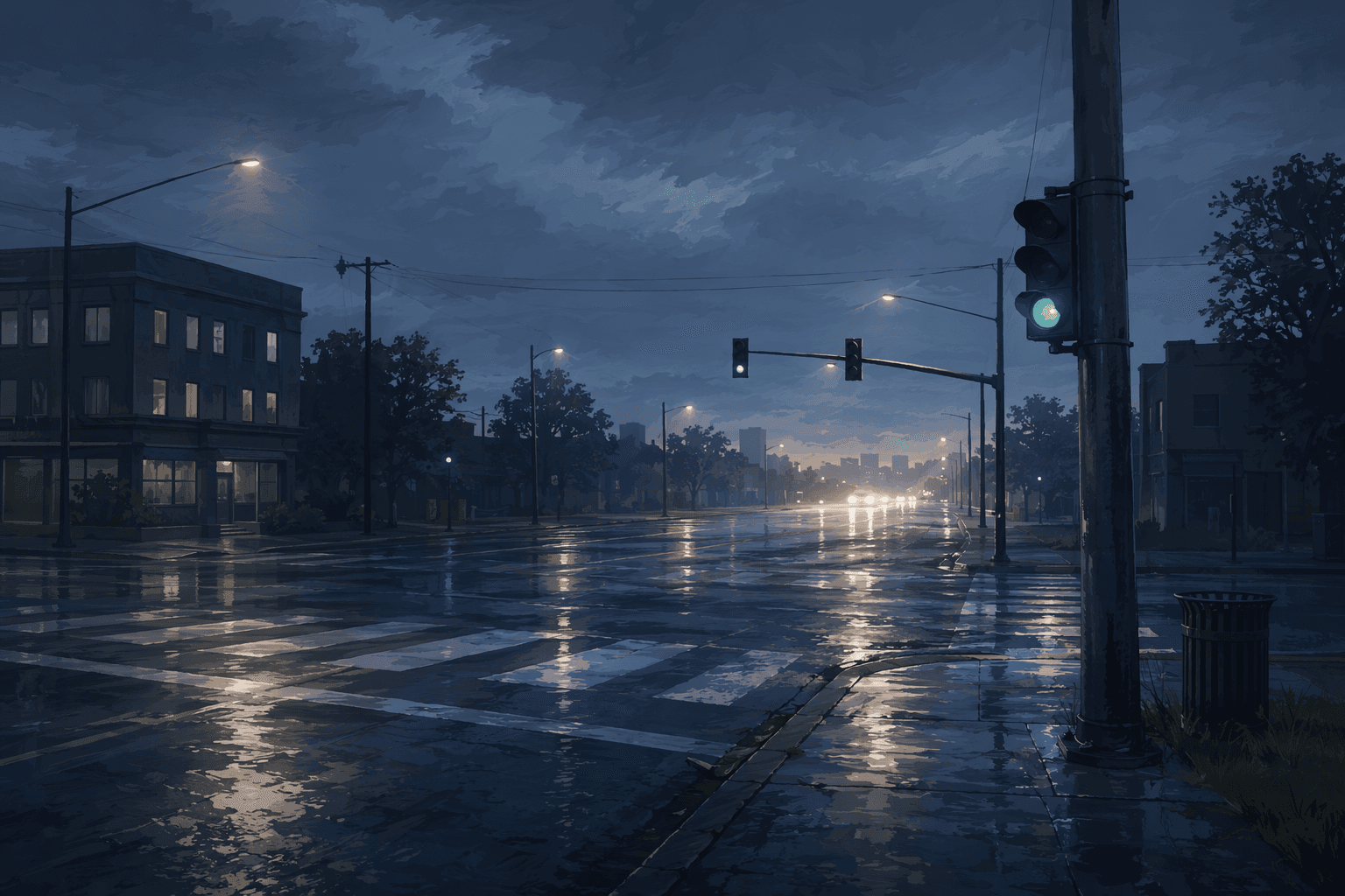 Fatal Intersection - illustration, Jake Team LLC