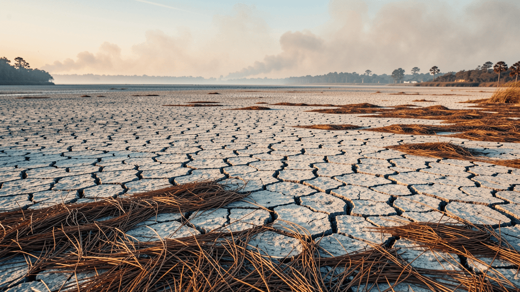 Florida drought and wildfire conditions - illustration, Jake Team LLC
