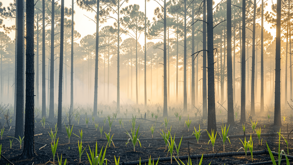 Florida drought and wildfires — illustration, Jake Team LLC