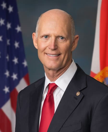 Official congressional portrait of Rick Scott (public domain)