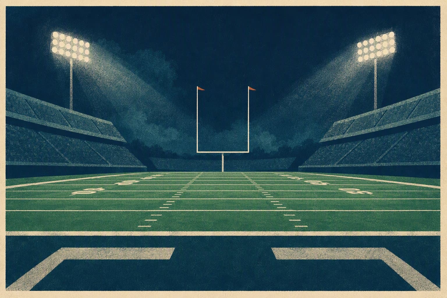 preseason football victory - illustration, Jake Team LLC