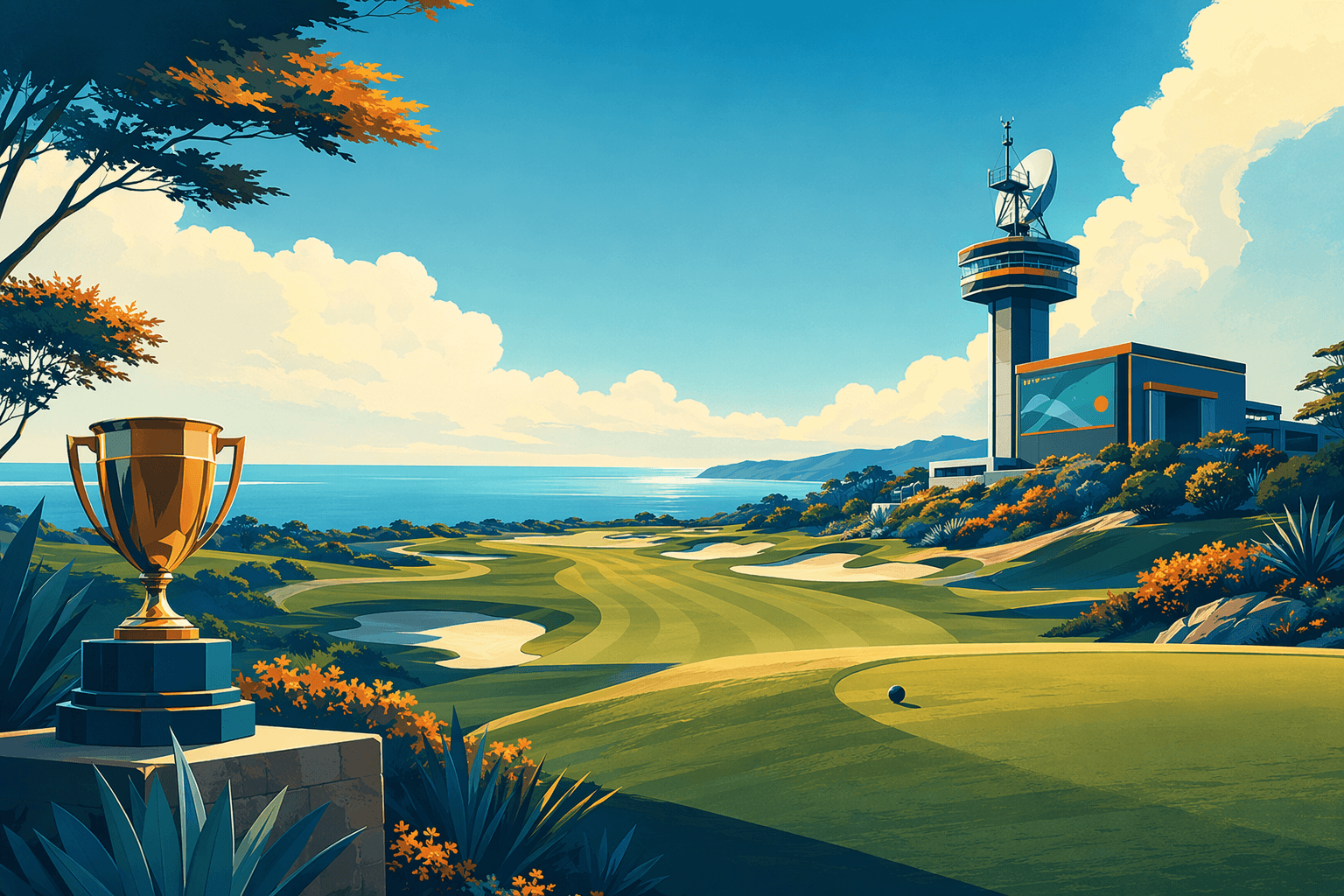 Golf Industry Future - illustration, Jake Team LLC