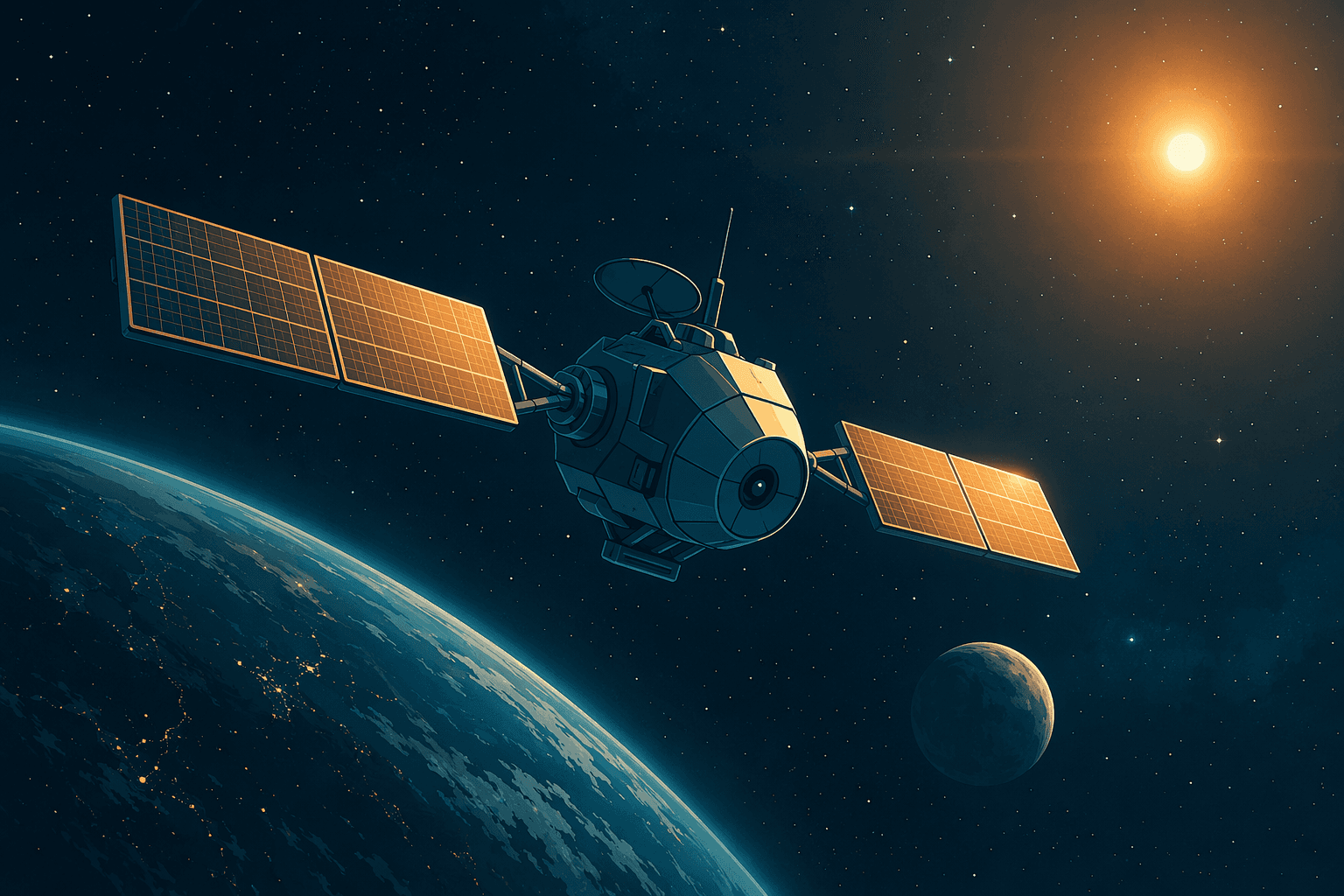 Space Service Mission - illustration, Jake Team LLC