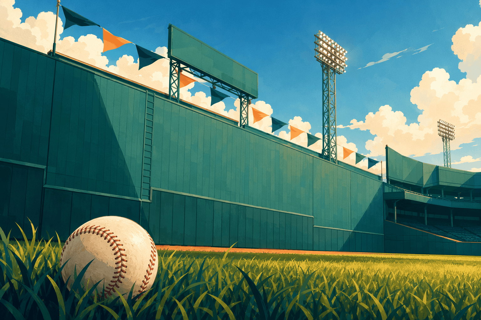 Fenway Park Victory - illustration, Jake Team LLC