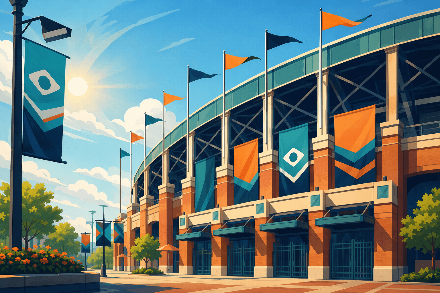 Victory Stadium - illustration, Jake Team LLC