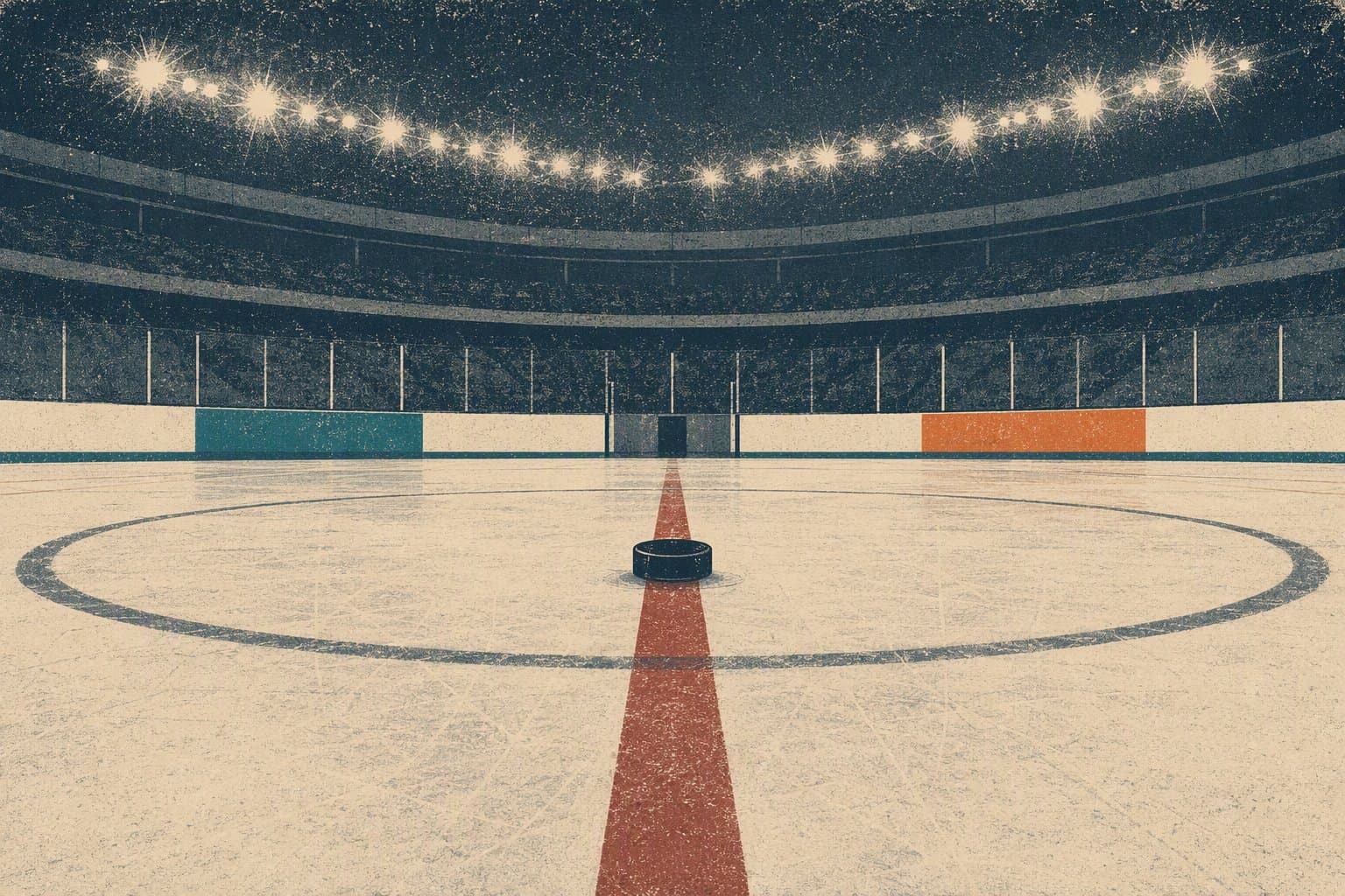 hockey shootout tension - illustration, Jake Team LLC