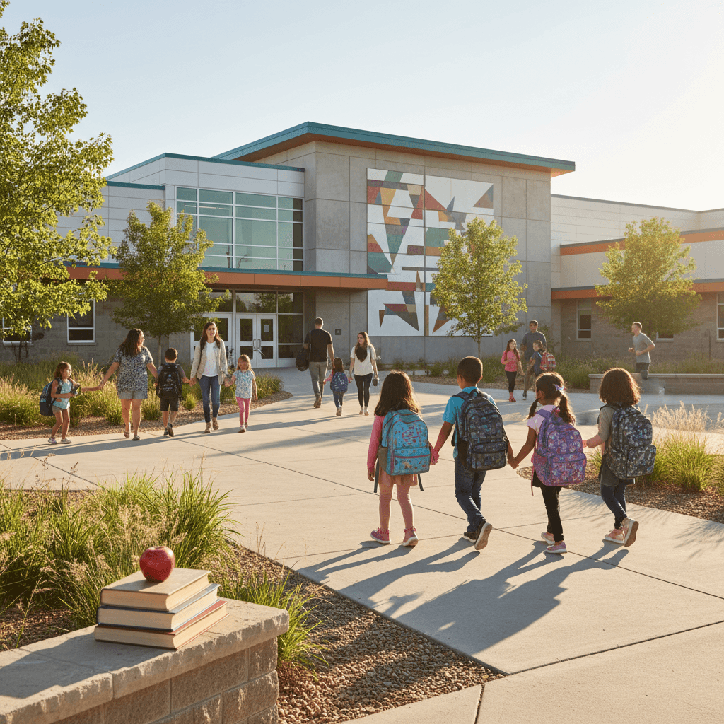 New School Campus - illustration, Jake Team LLC